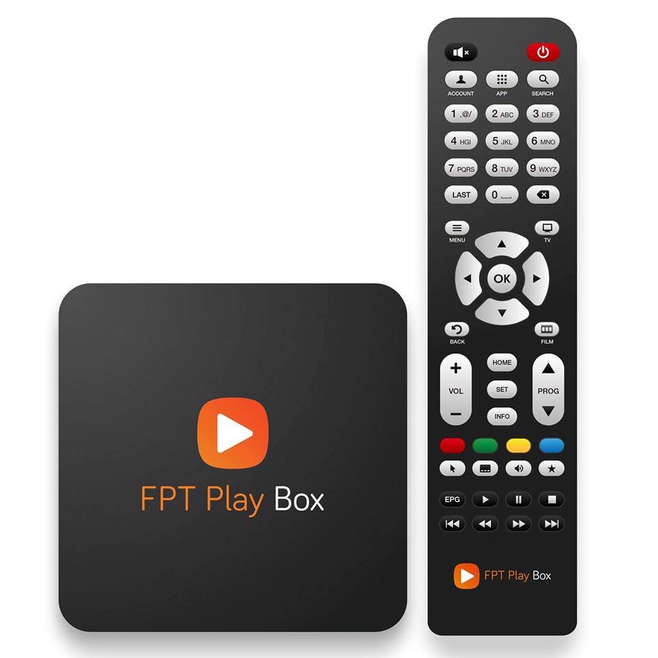 Điều khiển FPT' đời 2017 có [Học Lệnh] cho đầu kỹ thuật số TvBox Android. (Mẫu số 2)