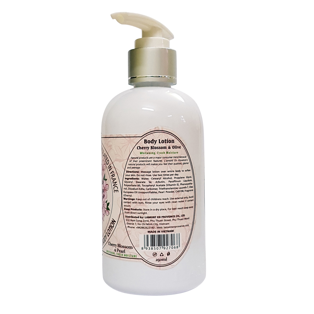 Sữa dưỡng thể Lamont Hoa Anh Đào 250ml