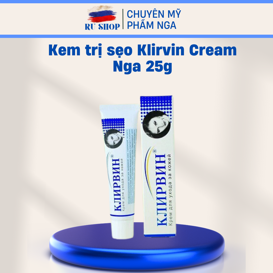 Kem xóa mờ sẹo Nga Klirvin - date mới - Kem sẹo Nga