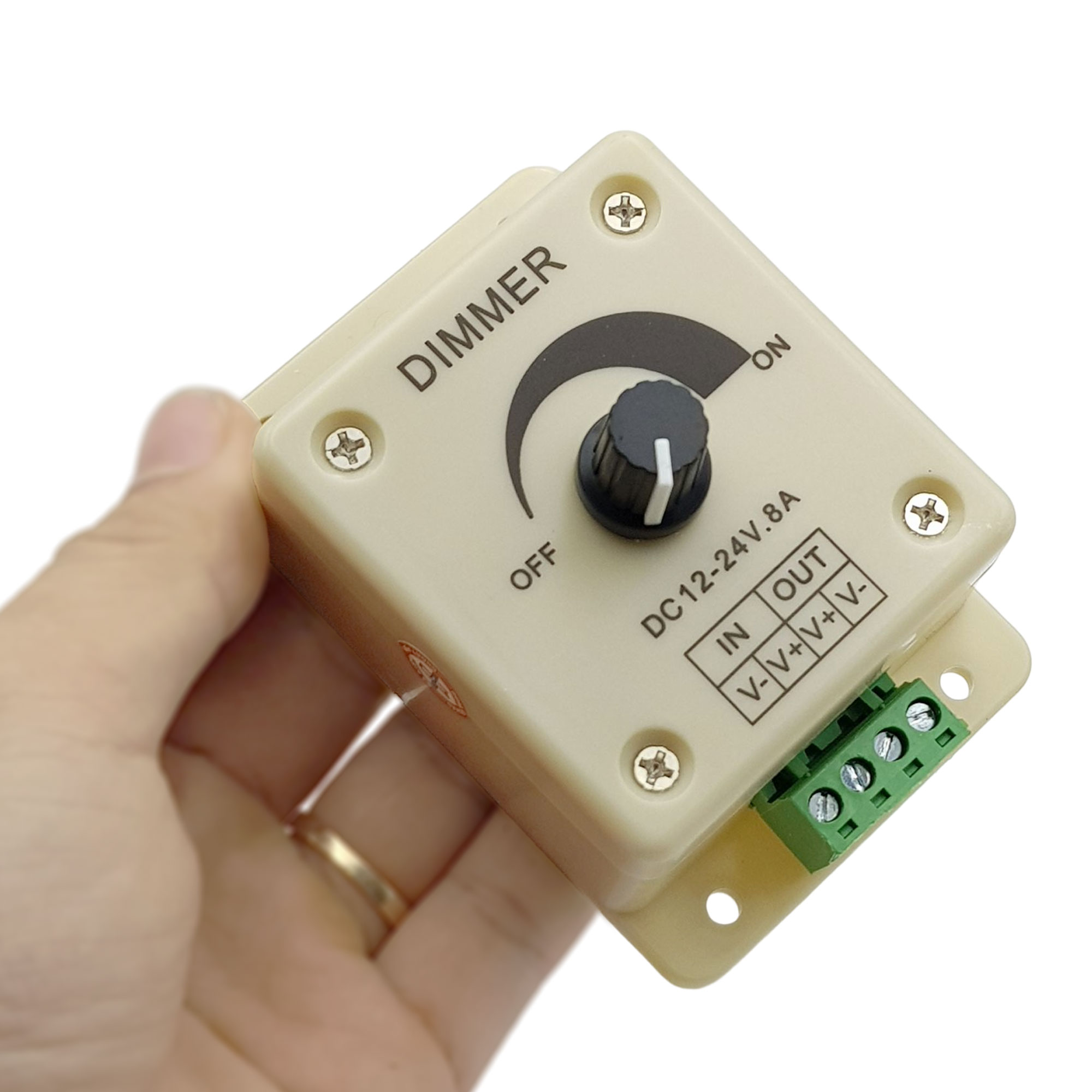 Mạch điều chỉnh độ sáng đèn Led Dimmer 12 - 24VDC 8A