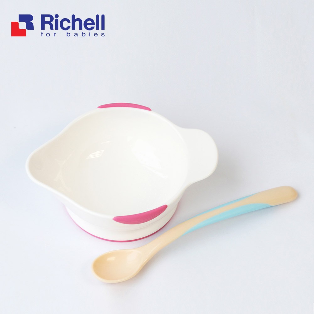 Bộ bát thìa ăn dặm ND Richell Nhật