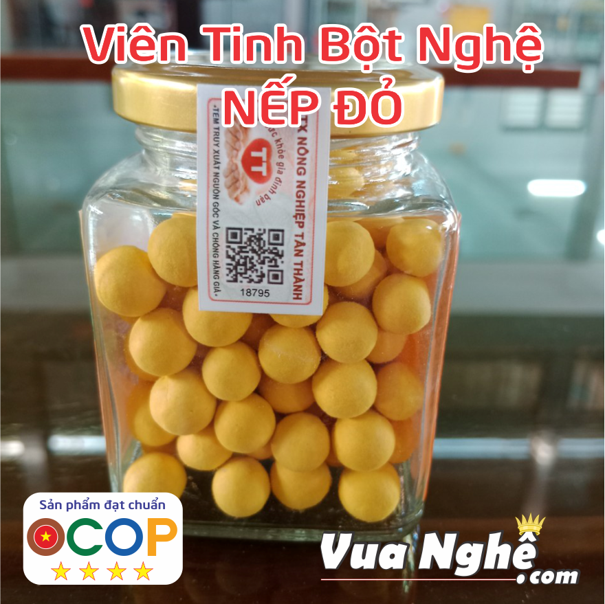 [LỌ DÙNG THỬ] Viên Tinh nghệ đỏ mật ong 20G