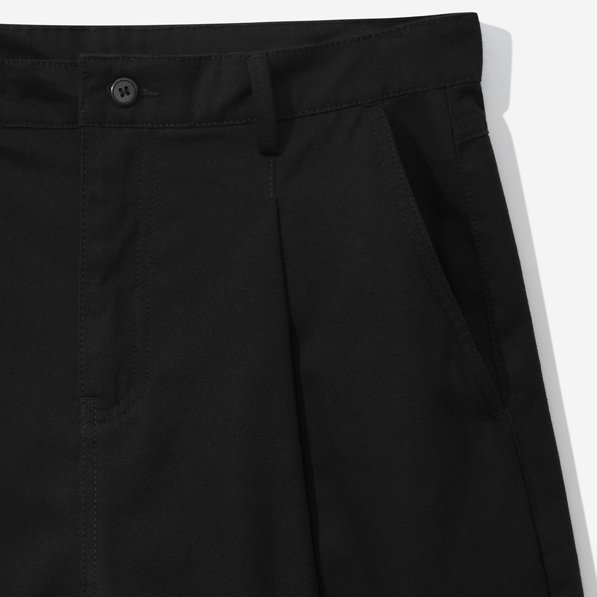 Quần short kaki nam Owlbrand / Đen