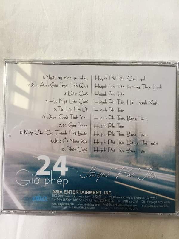 [HCM]CD Asia Huỳnh Phi Tiễn 24h phép ASIACD383