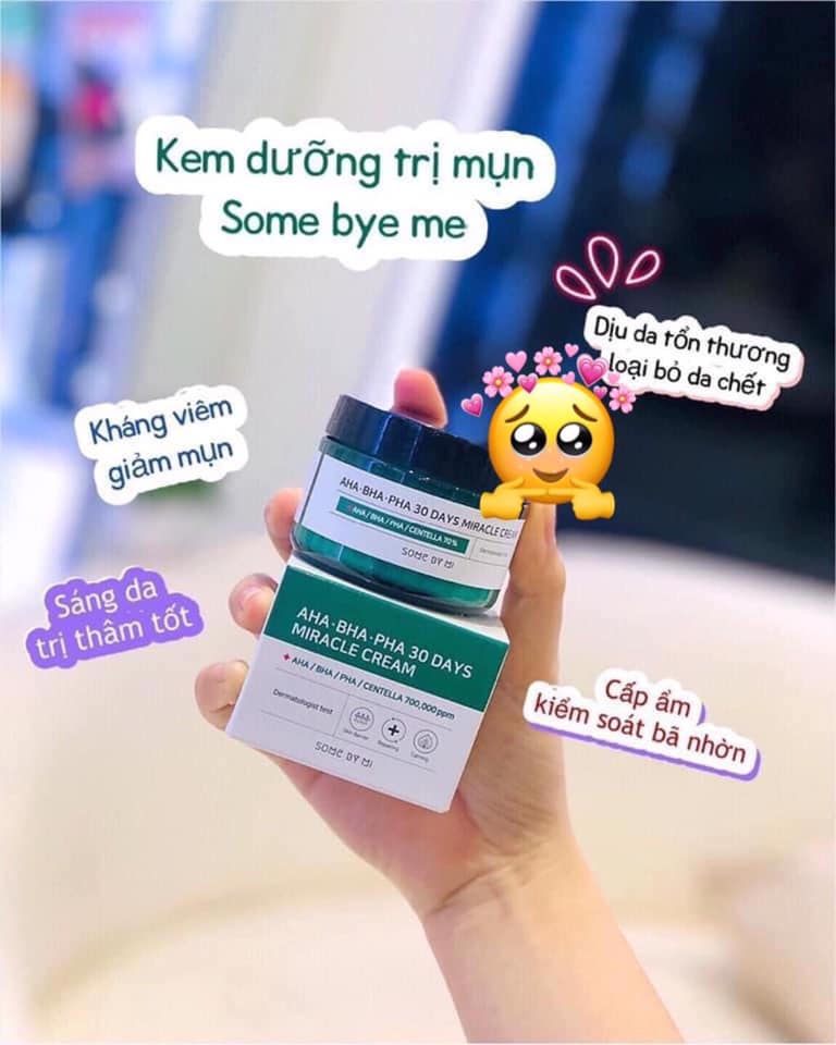 Kem dưỡng trị thâm, mụn AHA – BHA – PHA Miracle 30 Days SOME BY MI