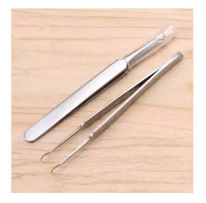 [HCM]Combo 2 Nhíp Gắp Mụn Đầu Đen Mụn Dưới Da Thông Minh
