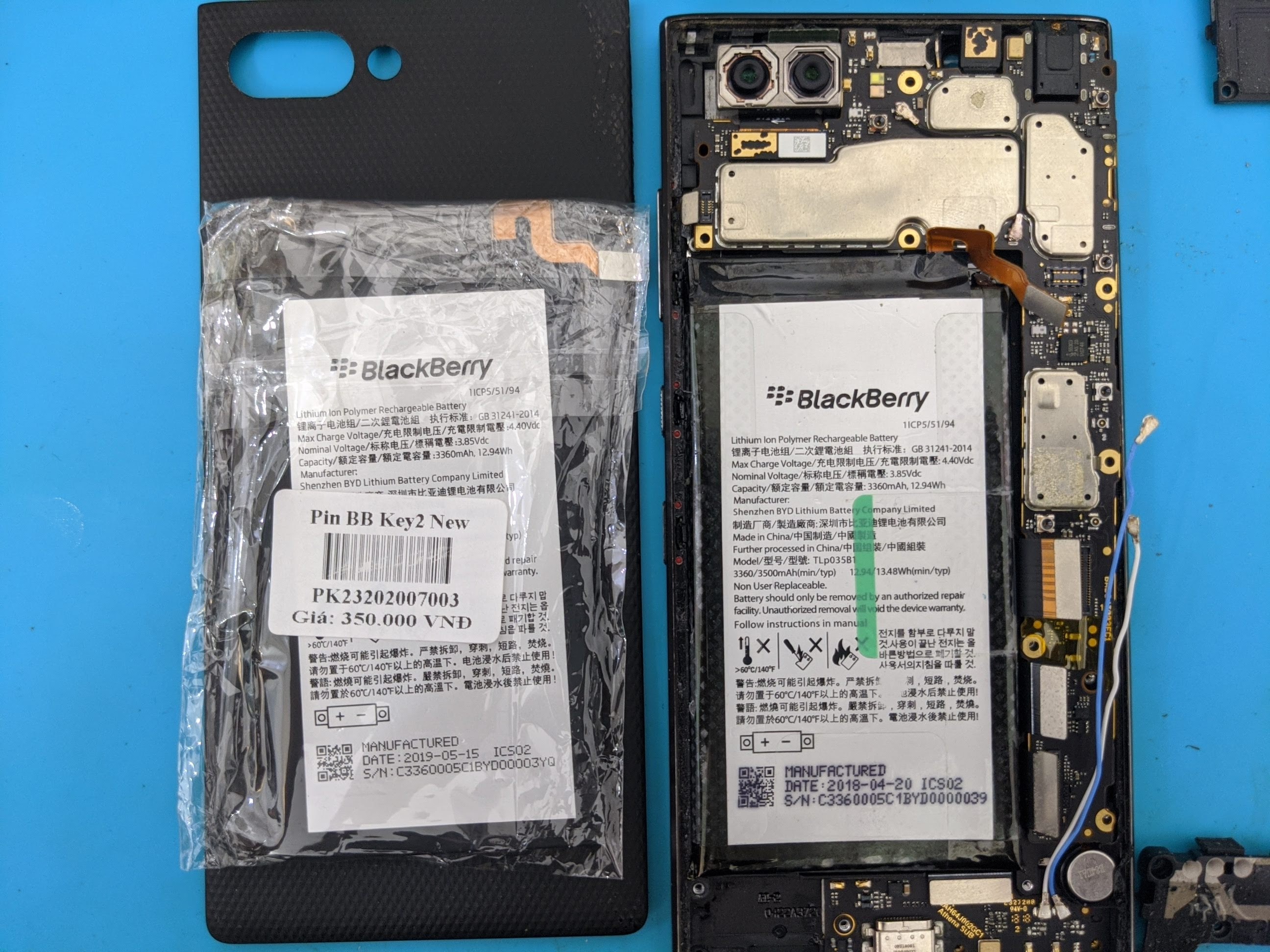 Pin thay thế BlackBerry bb KeyTwo / key2