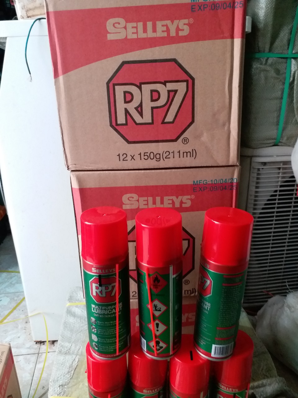 BÌNH XỊT CHỐNG RỈ SÉT RP7 150g mẫu mới