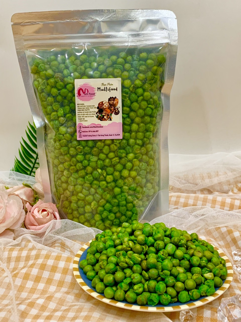 500G Đậu Hà Lan Sấy Giòn MULTIFOOD