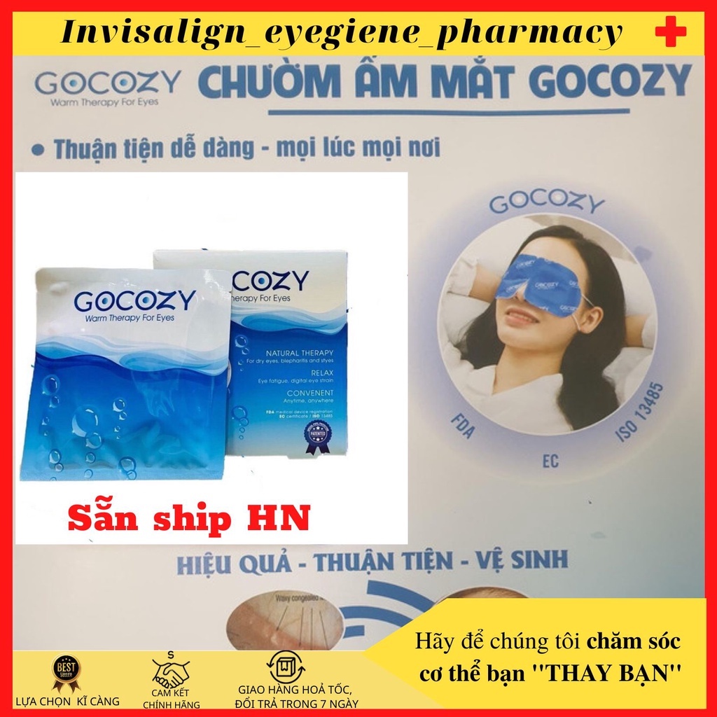 Băng miếng Chườm ấm mắt Gocozy