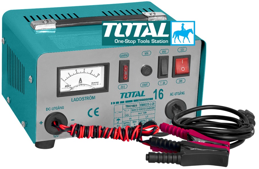 Máy sạc bình điện ắc qui 12V 24V INGCO ING-CB1601