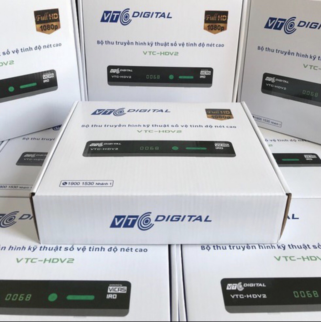 [HCM]Đầu Thu Vệ Tinh VTC HD V2 Sẵn 4 tháng thuê bao
