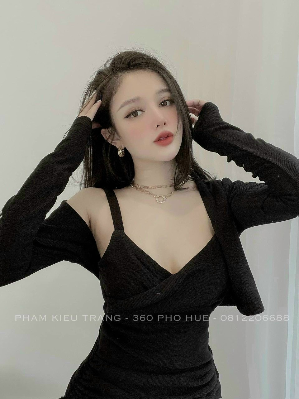 ĐẦM LỤA ôm body KÈM KHOÁC THUN GÂN SIÊU ĐẸP (CÓ HÌNH THẬT) dx22