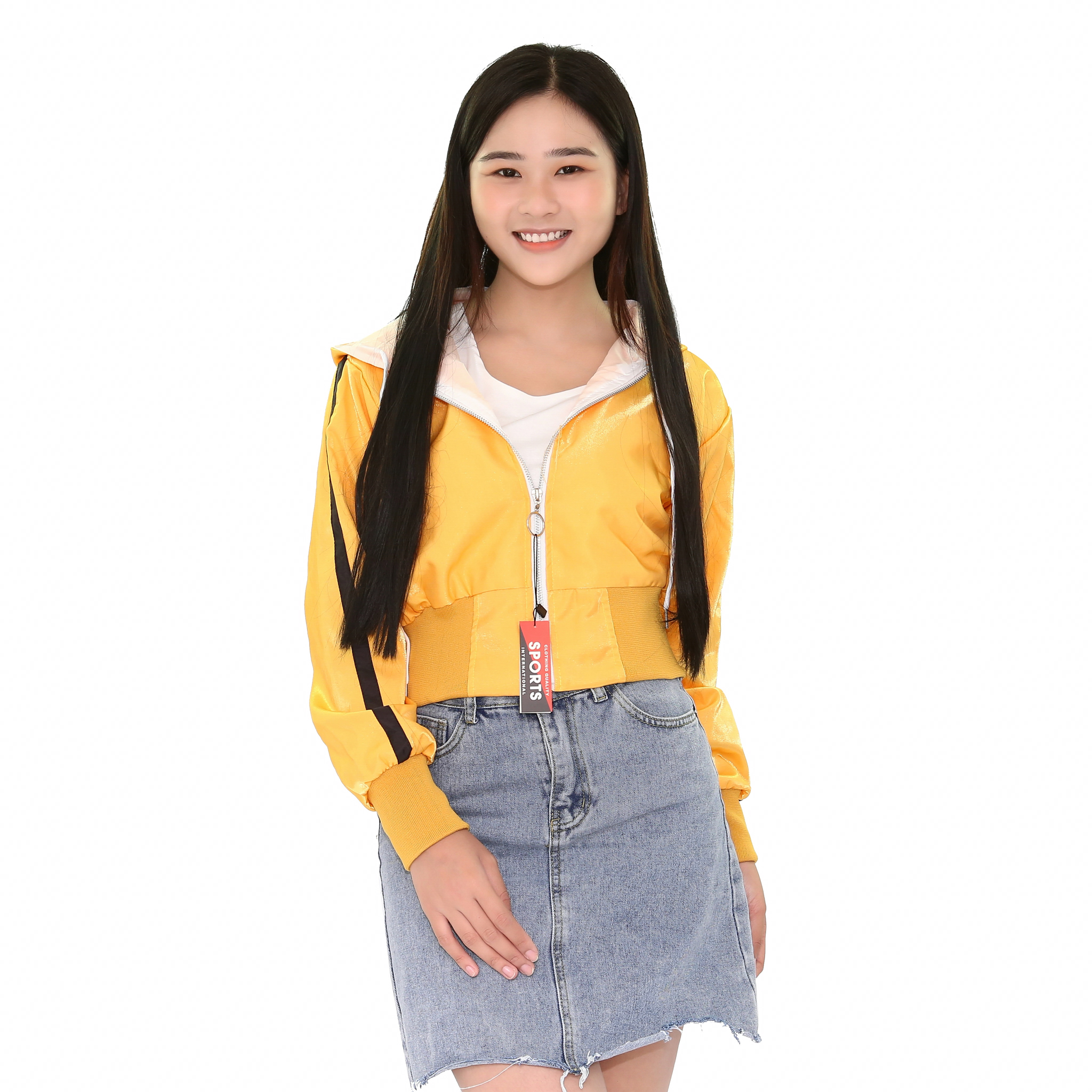 [HCM]Áo Khoác Phi Xà Cừ Form Lửng Phối Nón Style Cá Tính