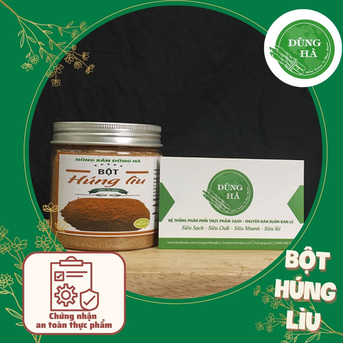 Bột Húng Lìu 100% nguyên chất