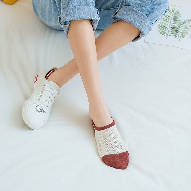 Combo 5 đôi tất lưới phong cách mới Hàn Quốc