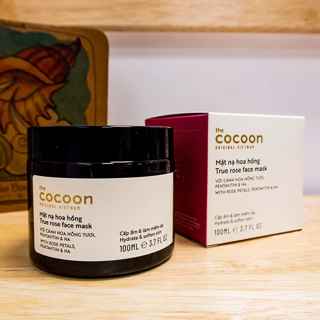 [HCM]Mặt nạ hoa hồng cocoon 30ml - 100m (true rose face mask)