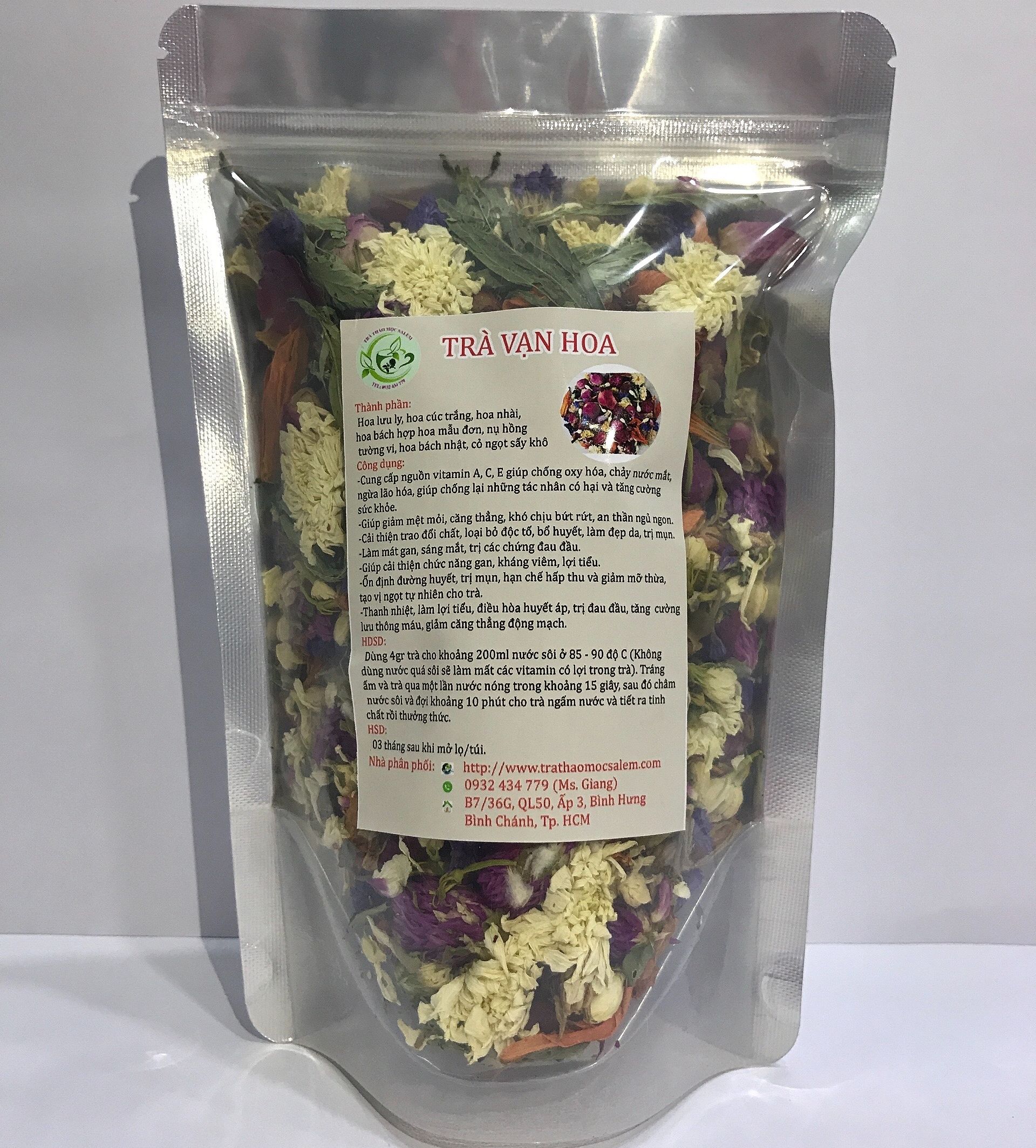 [HCM]Trà Vạn Hoa Bổ Dưỡng 100g
