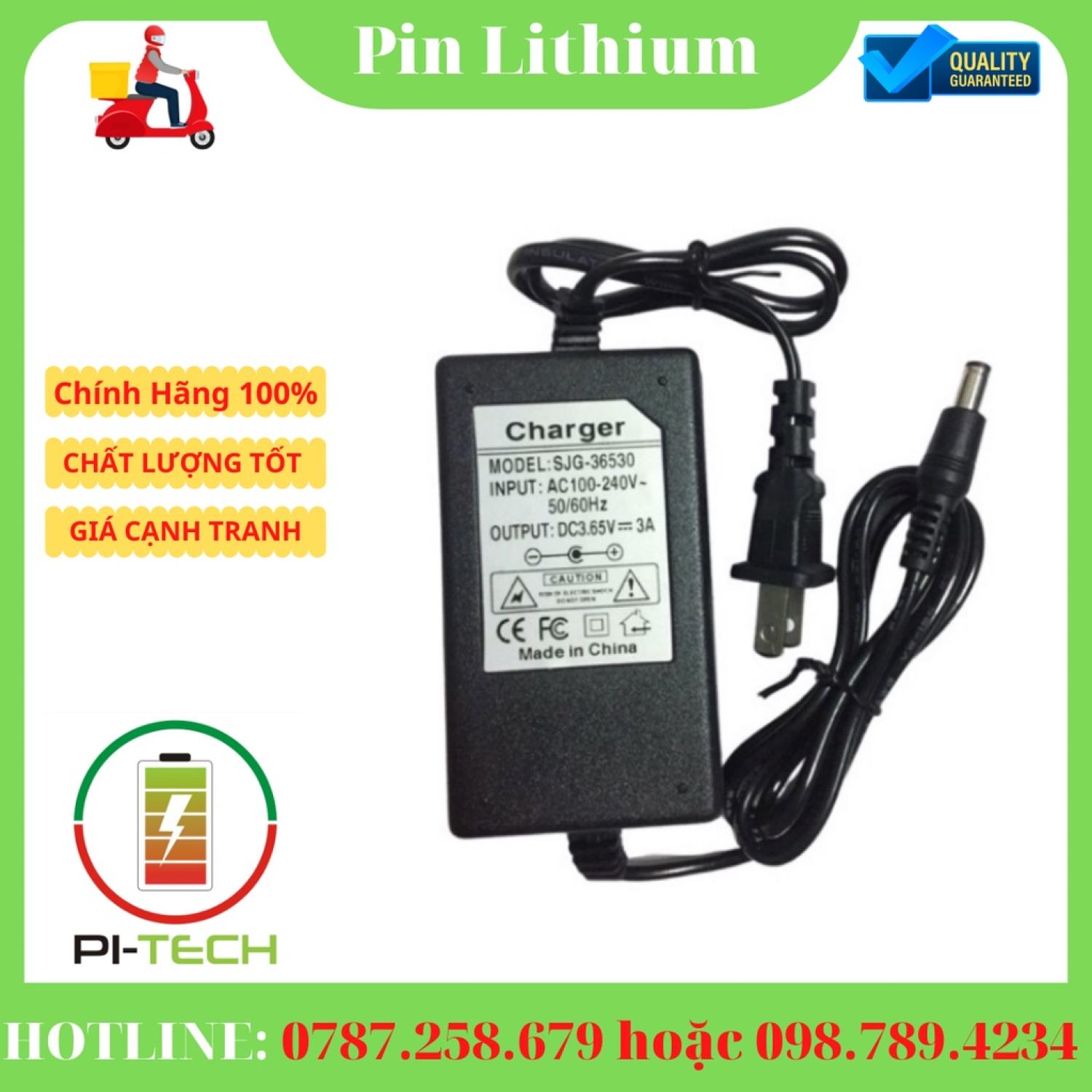 sạc pin lithium ion 12,6V-5A (có quạt làm mát)