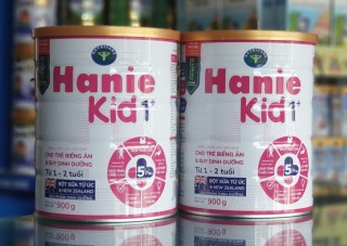 Combo 2 Lon Sữa Hanie kid 1+ MẪU MỚI 1-2 tuổi 900g Cam kết chính hãng thumbnail