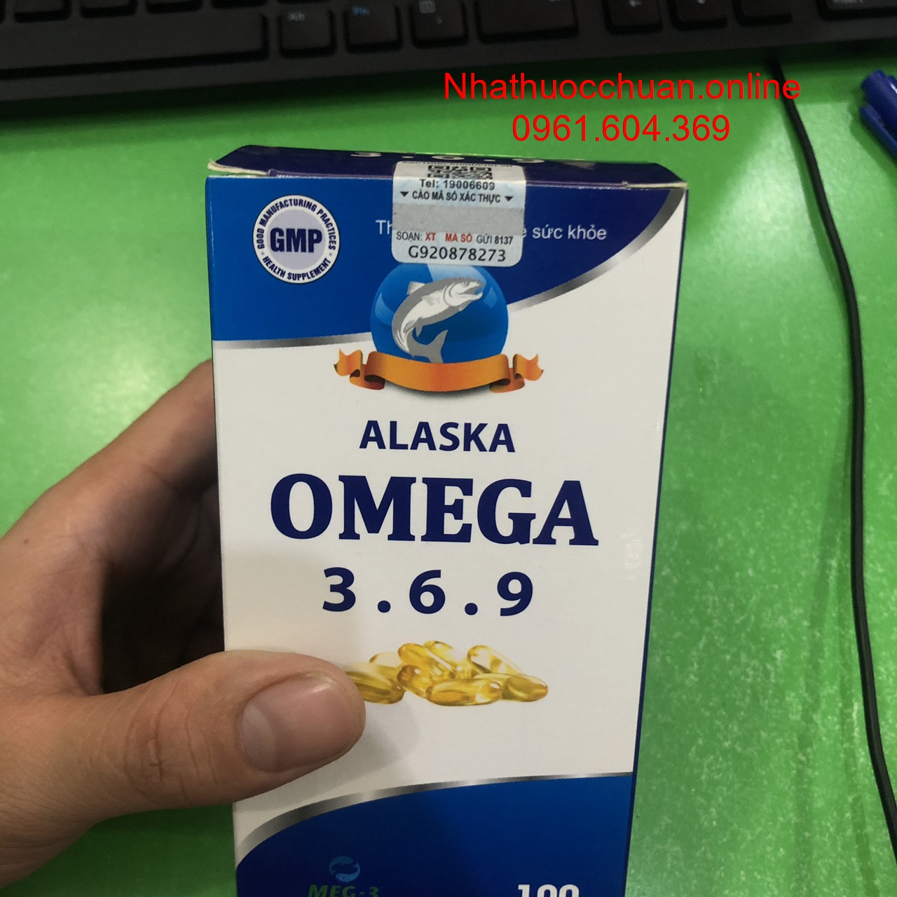 Dầu cá Alaska Omega 3.6.9 ̣lọ 100 viên