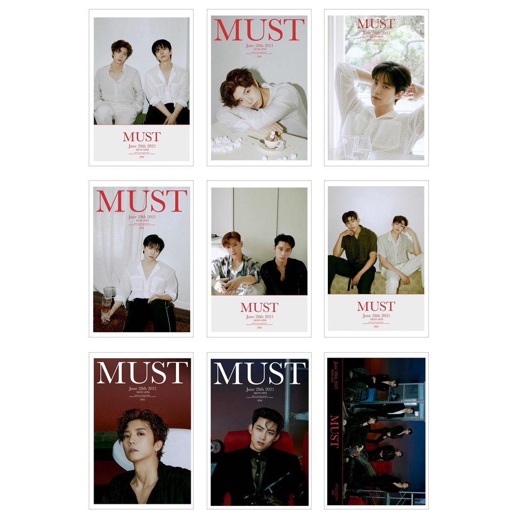 [Ép Lụa] Lomo Card 27 Ảnh 2PM - MUST TEASER PHOTO