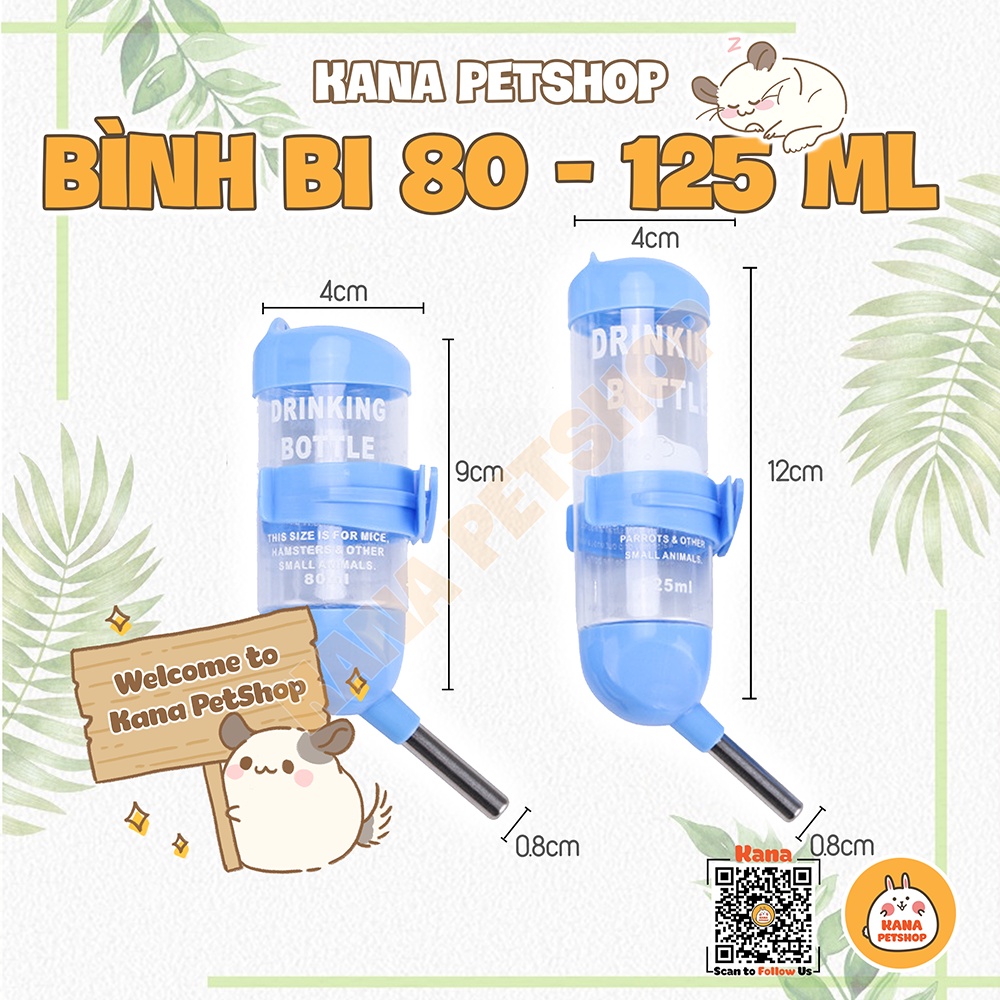 Bình Bi Hamster 🐹FREESHIP🐹 Bình Nước Landpet Hamser Nhím và các động vật nhỏ .....
