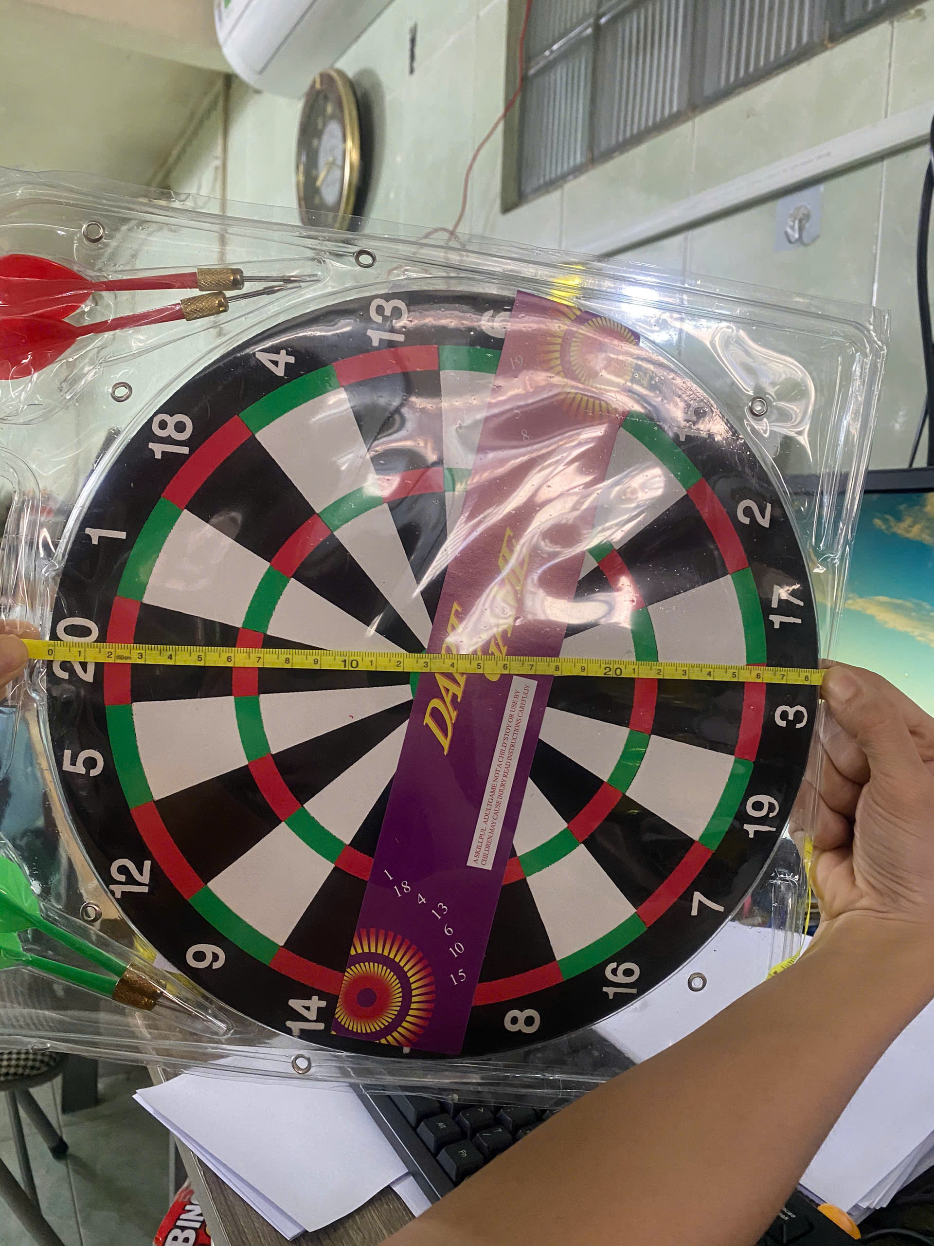 PHÓNG PHI TIÊU - KỀM 4 PHI TIÊU - ĐƯỜNG KÍNH 28CM