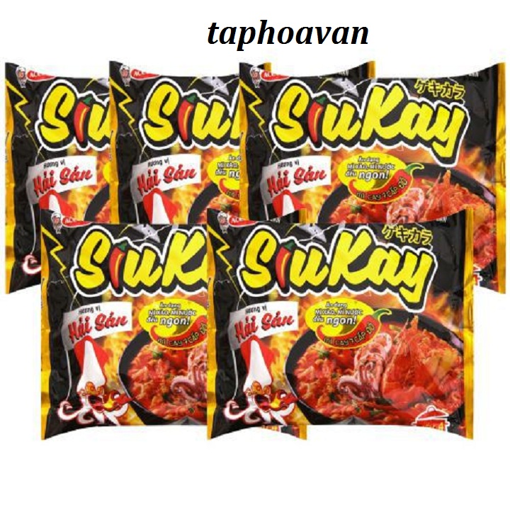 Mì Siukay Hải Sản combo 5 gói