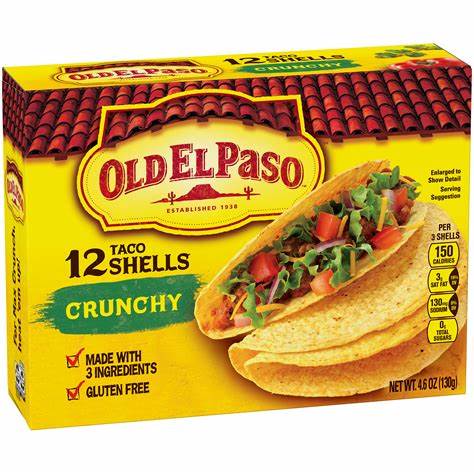 Bánh Taco Shells 12 Crunchy Old El Paso 135g