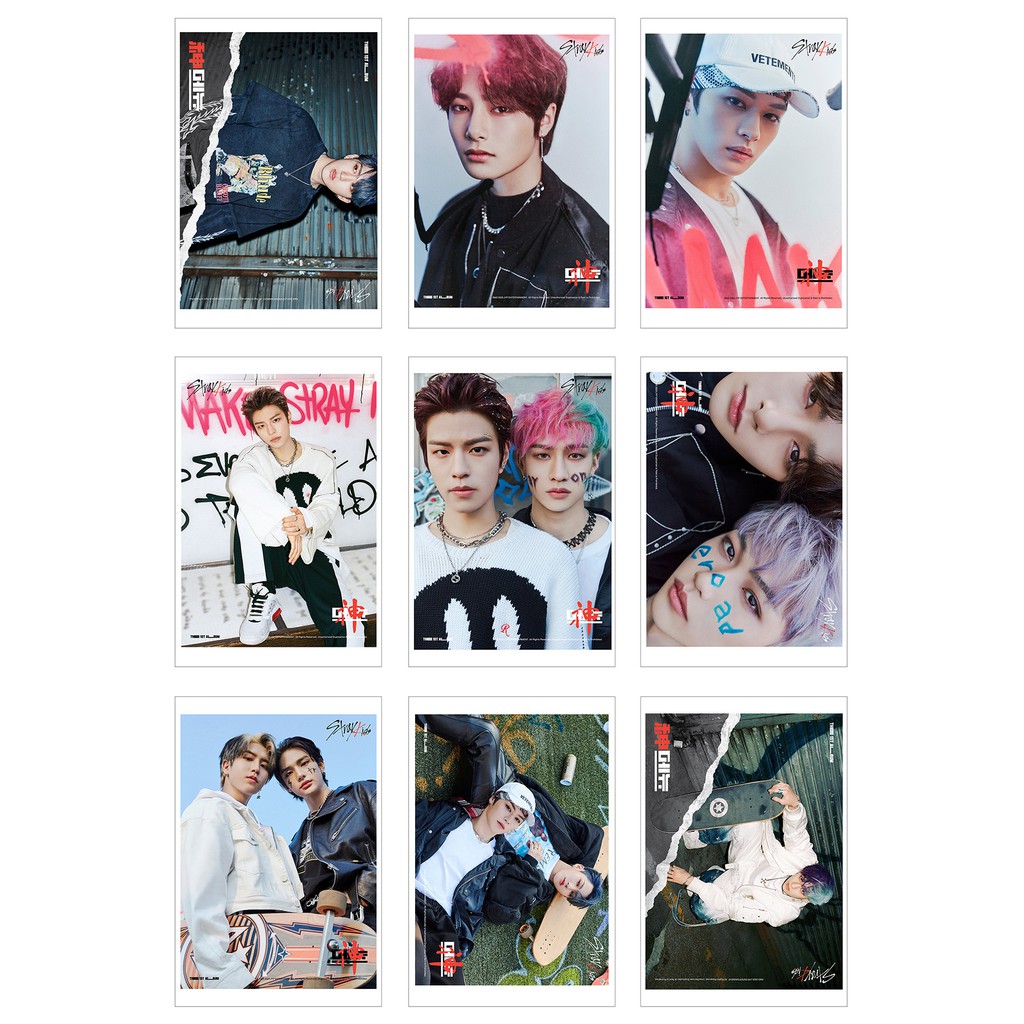 Lomo Card Ảnh STRAY KIDS - GO ( 36 ảnh)