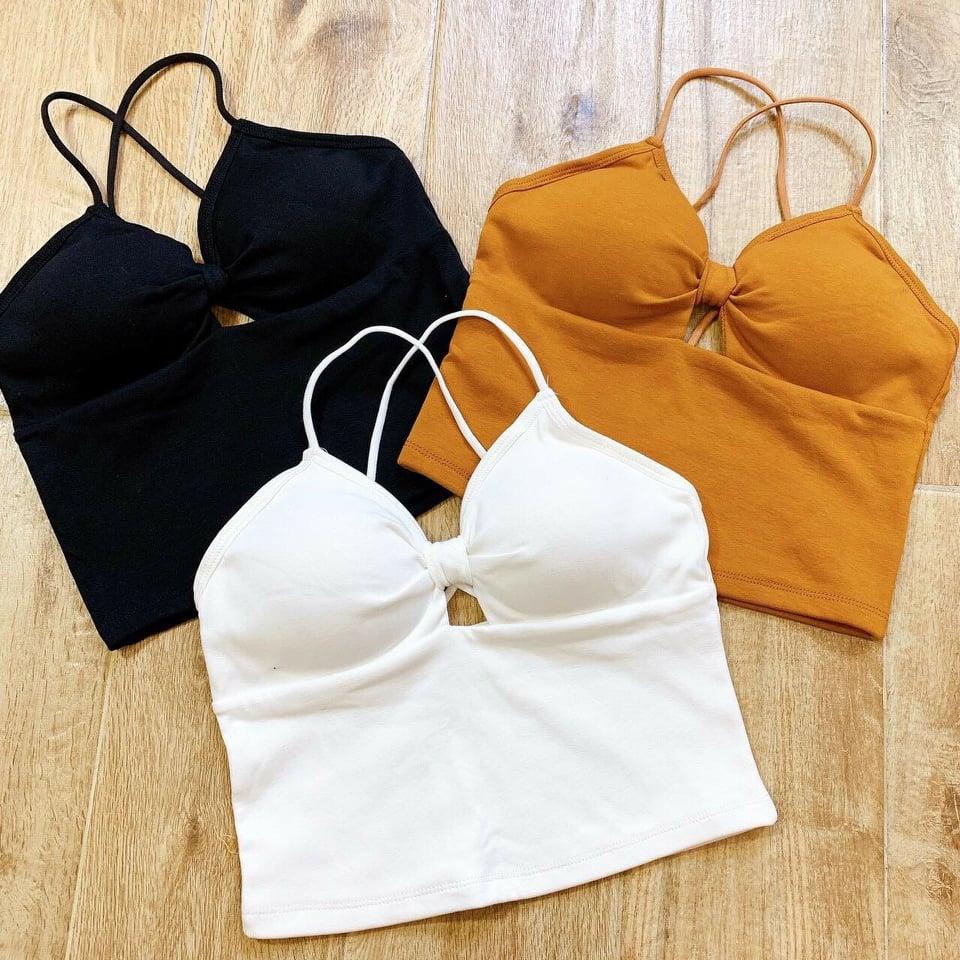 Áo kiểu dây đan có mút ngực sexy TTKX0267