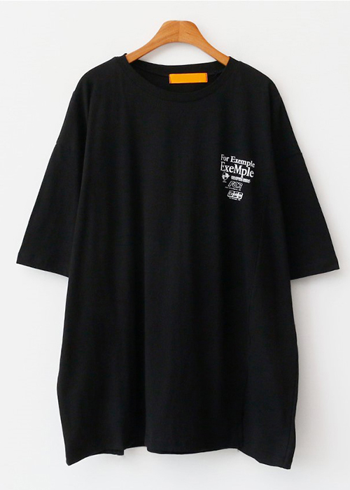 Áo Phông Form Rộng Xẻ Tà