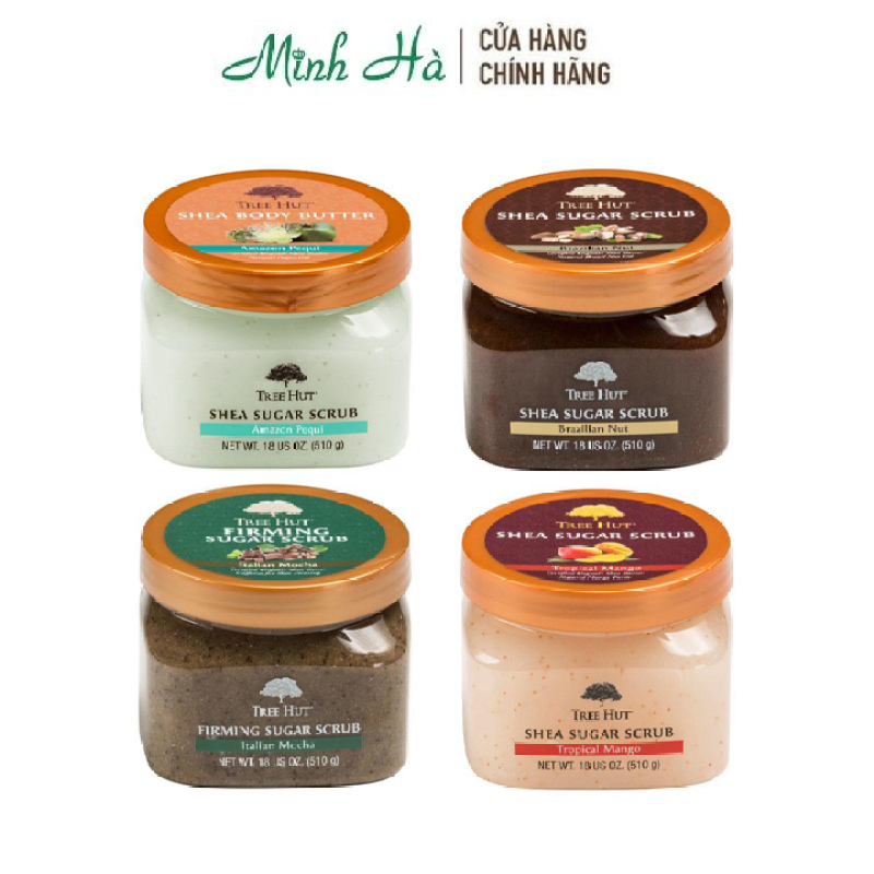 Tẩy tế bào chết toàn thân Tree Hut Sugar Scrub 510g