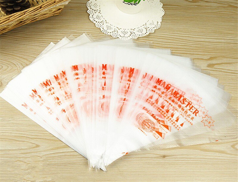 100 Túi bắt bông kem nilon trung