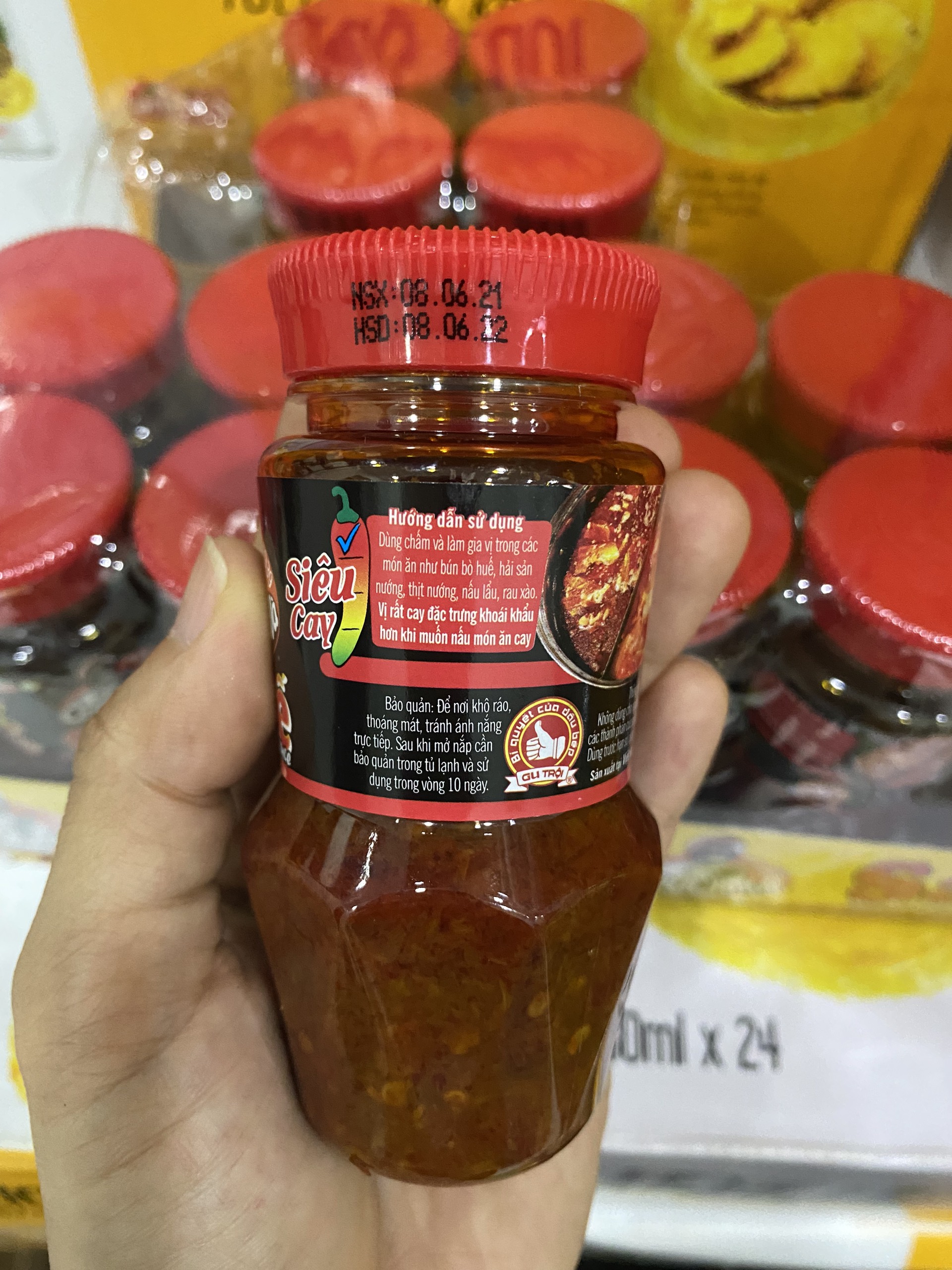 [HCM]SA TẾ SIÊU CAY ÔNG CHÀ VÀ HỦ 90GR