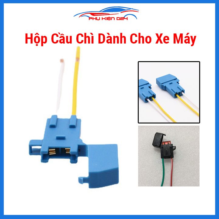 Hộp cầu chì dành cho xe máy cao cấp dùng để lắp đặt vào các thiết bị, đường dây cần có cầu chì bảo vệ