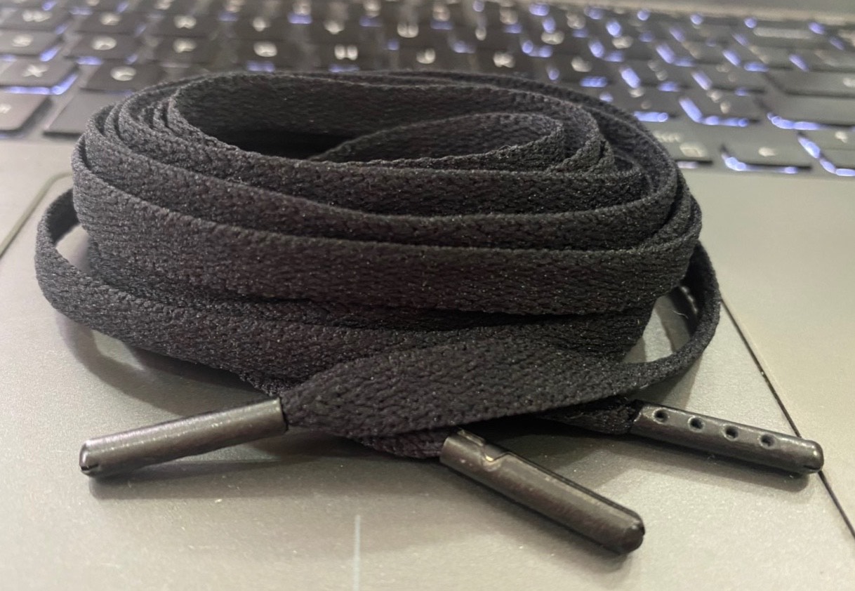 [HCM]Dây giày màu đen 1m6 cho giày cổ cao