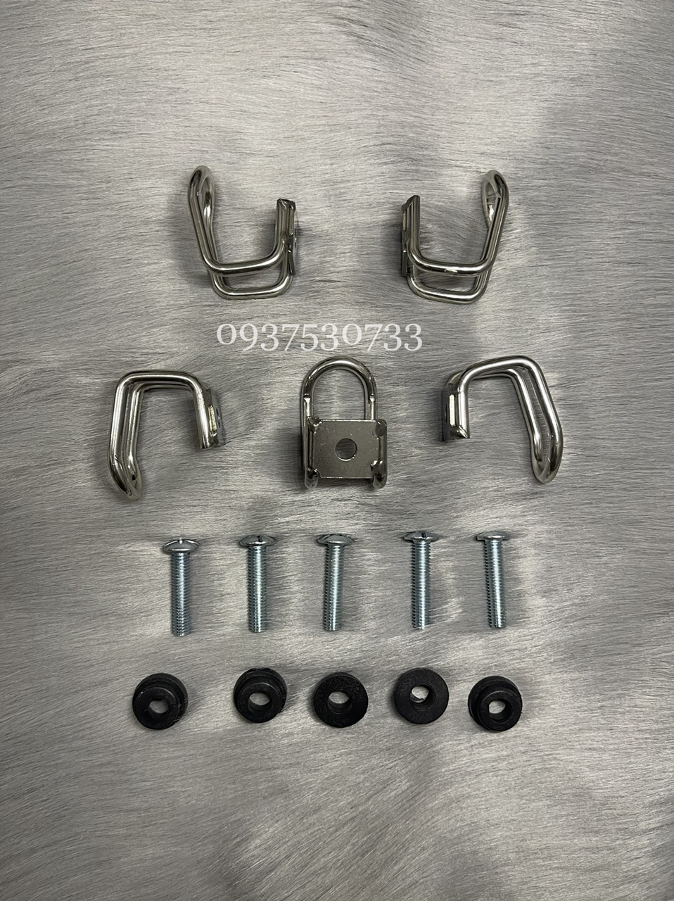 Móc U Móc Treo Inox xe máy (1 cái)