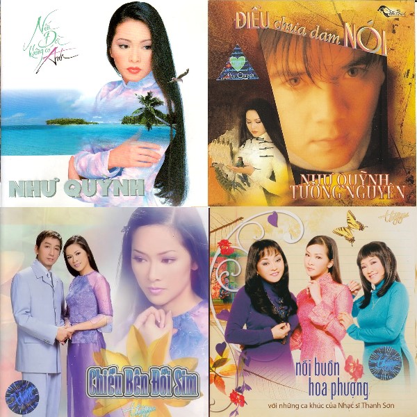Bộ 4 đĩa cd như quỳnh \combo số 4