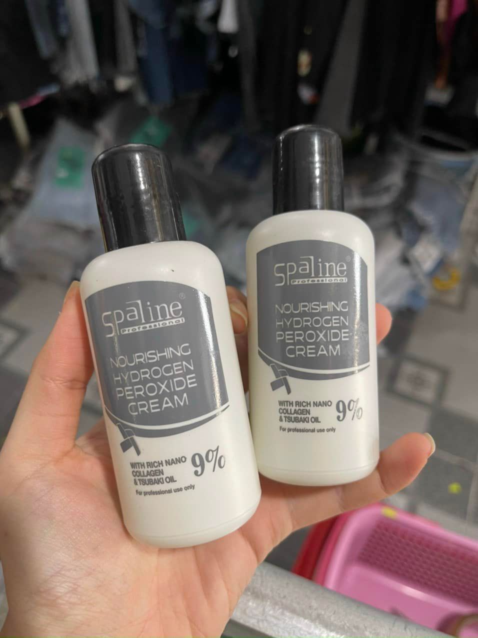 Oxy Siêu Dưỡng Pha Thuốc Nhuộm Tóc Spaline Từ Lavox 100ml