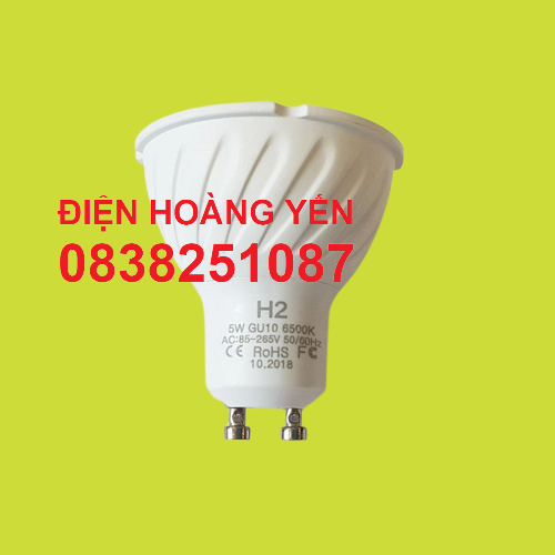 Đèn Led Chén COB 5W Chân Gài GU10 Cao Cấp