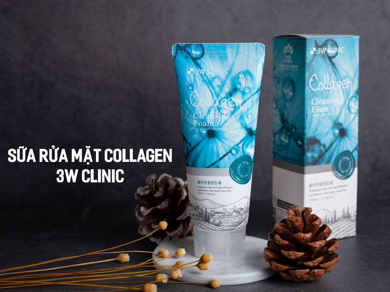 [HCM]Sữa rửa mặt 3W Clinic Cleansing Foam 100ml