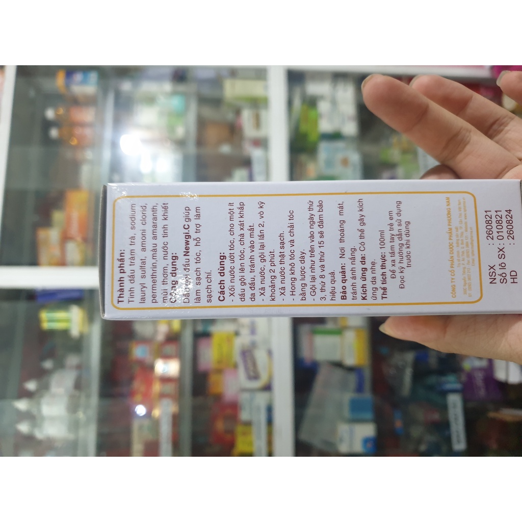 DẦU GỘI SẠCH CHÍ CHẤY