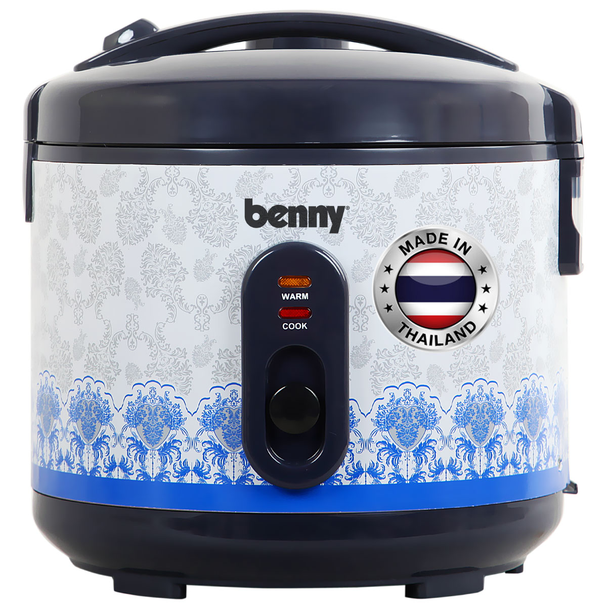 [SX Thái Lan] - Nồi Cơm Điện Benny BR-MVN187, Silver Violet, 1.8 Lít, 700W