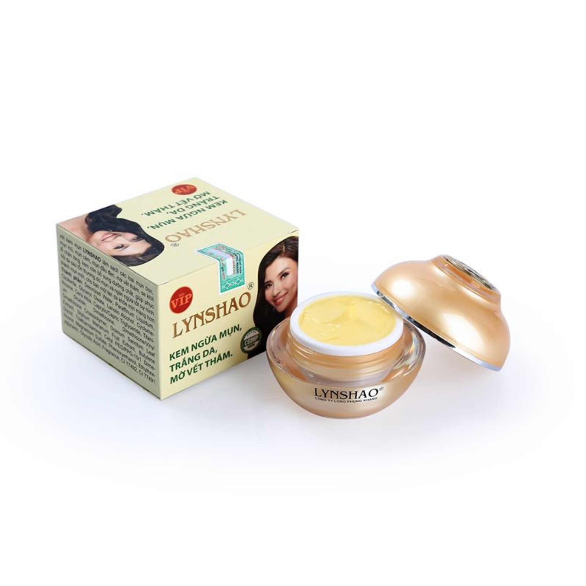 KEM NGỪA MỤN - TRẮNG DA & MỜ VẾT THÂM ( LYNSHAO ) 40g