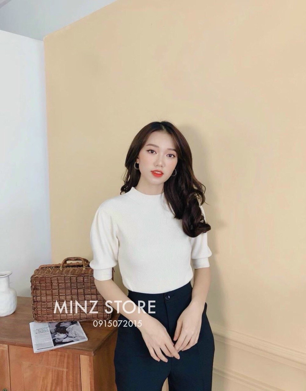 (Free ship max) Áo Len Tay Bồng lỡ - len mềm mịn siêu đẹp