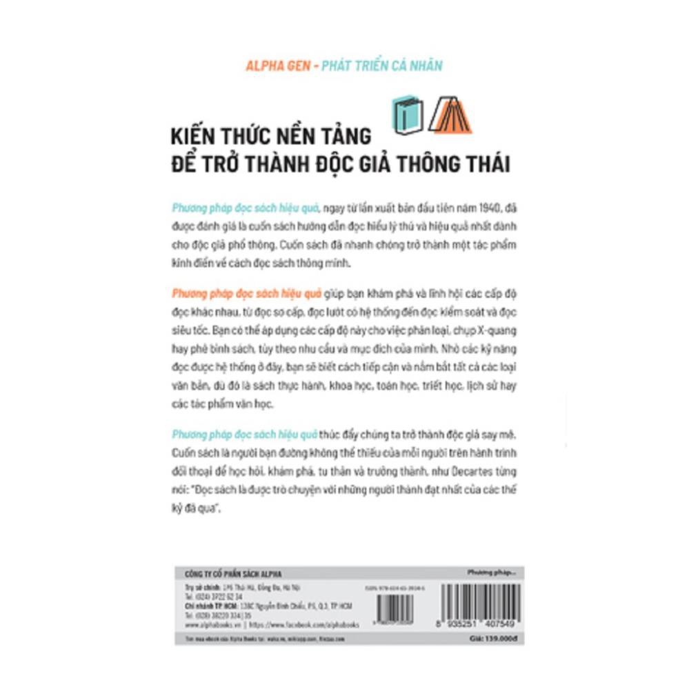 Sách Alphabooks - Phương Pháp Đọc Sách Hiệu Quả