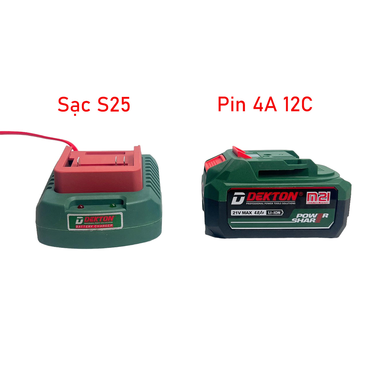 Máy siết bulong 520nm dekton m21 iw520ncp chân pin phổ thông