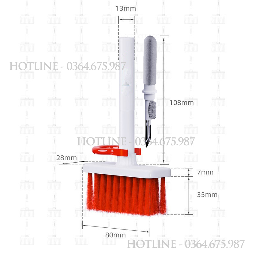 Bộ dụng cụ vệ sinh bàn phím máy tính,tai nghe cao cấp